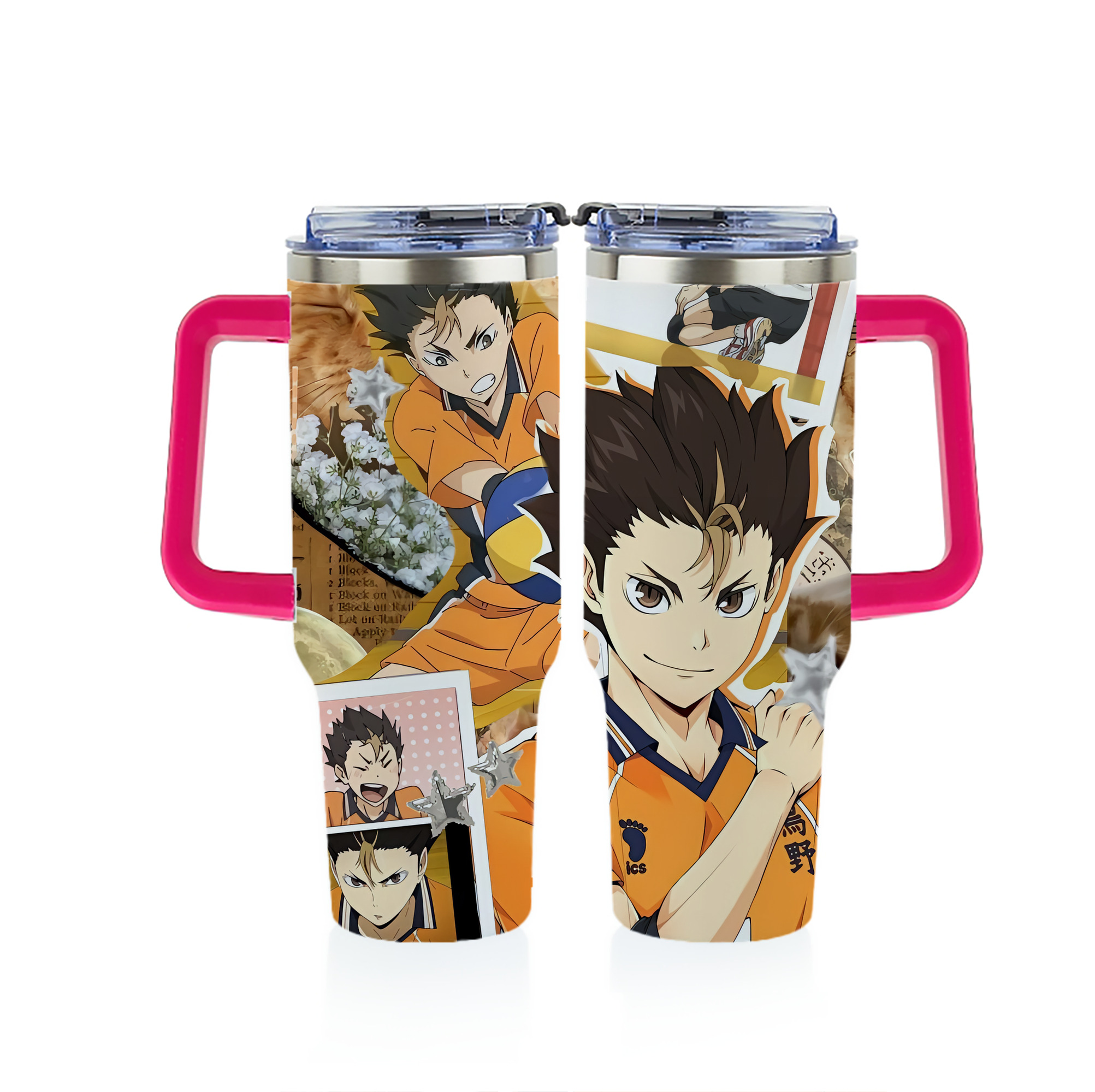 （画像用） ハイキュー!! Haikyu!! 1200ｍLフルプリント車用タンブラー